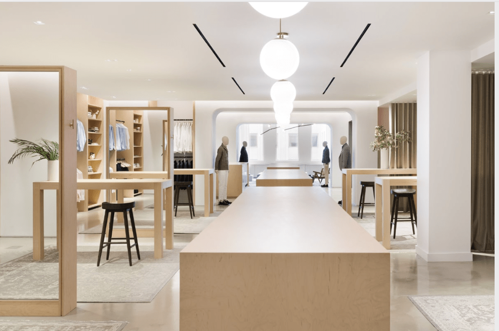 get measured in one of Proper Cloth's showrooms